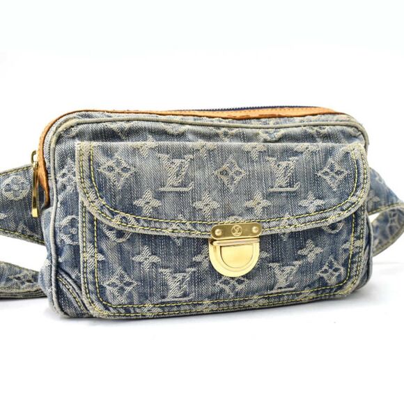 Louis Vuitton Handbags - Louis Vuitton Bum Bag Body Bag Monogram Denim Blue